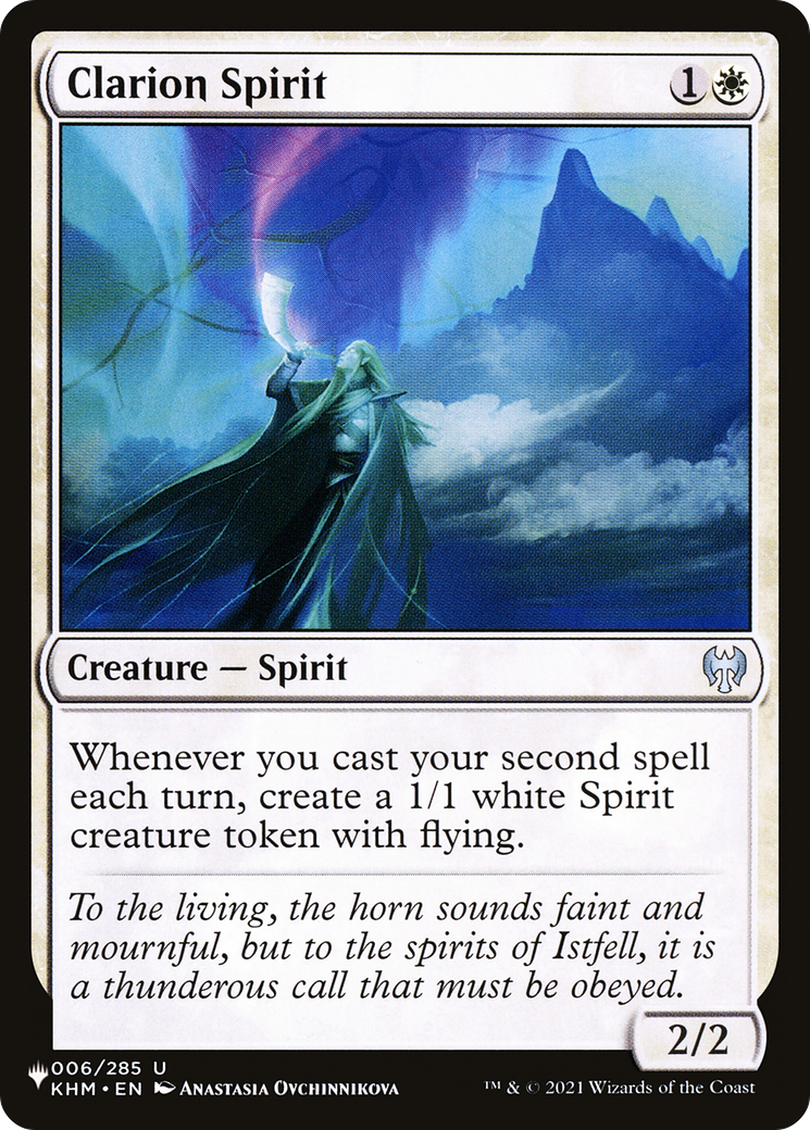 Clarion Spirit [The List Reprints] | Rook's Games and More