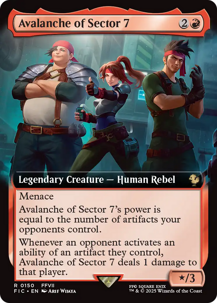 Avalanche of Sector 7 (Extended Art) [FINAL FANTASY Commander] | Rook's Games and More