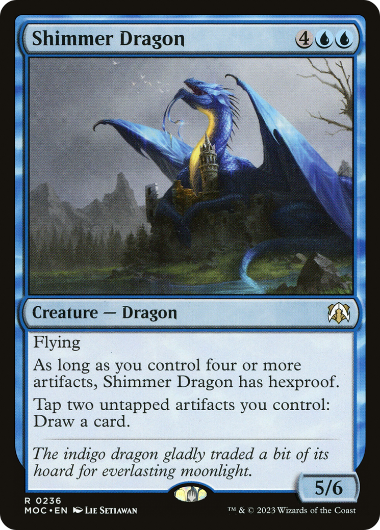 Shimmer Dragon [March of the Machine Commander] | Rook's Games and More