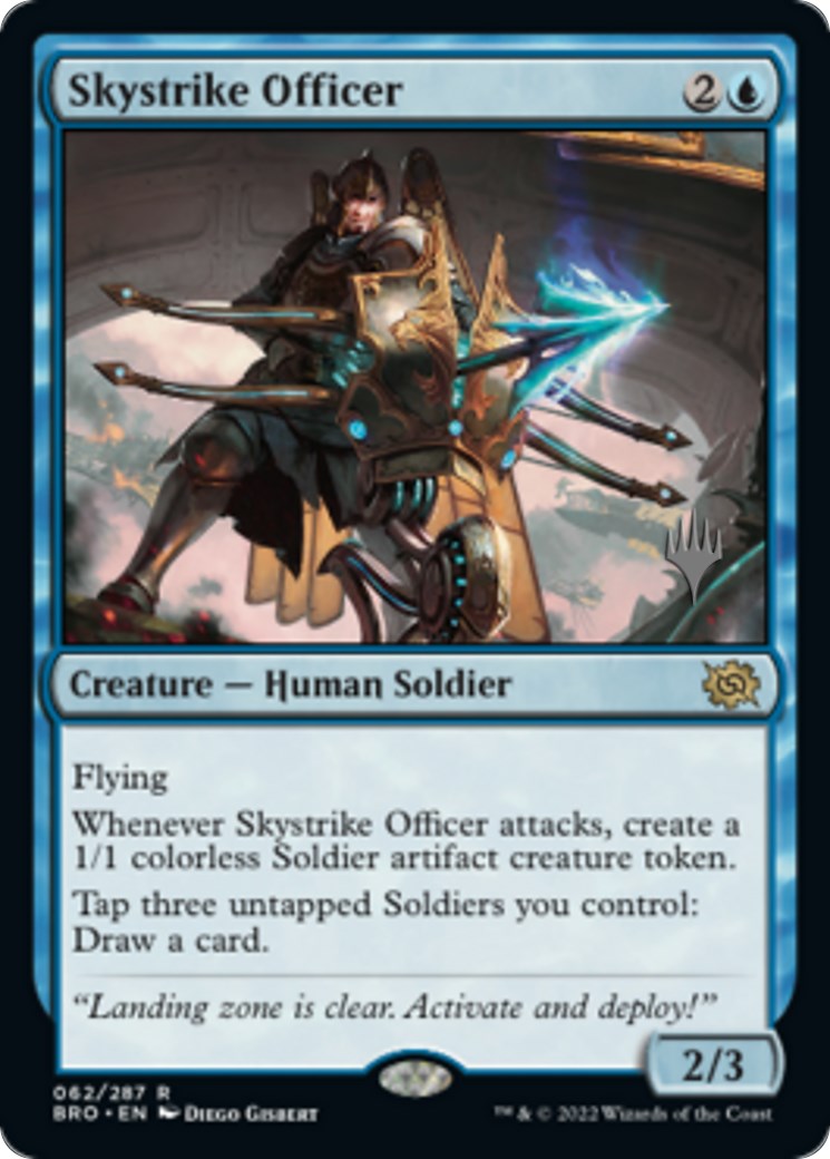 Skystrike Officer (Promo Pack) [The Brothers' War Promos] | Rook's Games and More