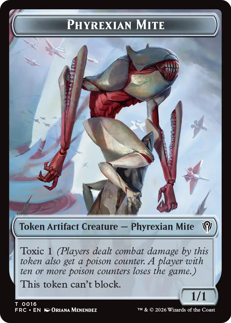 Kobolds of Kher Keep // Phyrexian Mite Double-Sided Token [Reality Fracture Commander Tokens] | Rook's Games and More
