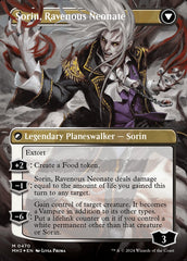 Sorin of House Markov // Sorin, Ravenous Neonate (Borderless) (Textured Foil) [Modern Horizons 3] | Rook's Games and More