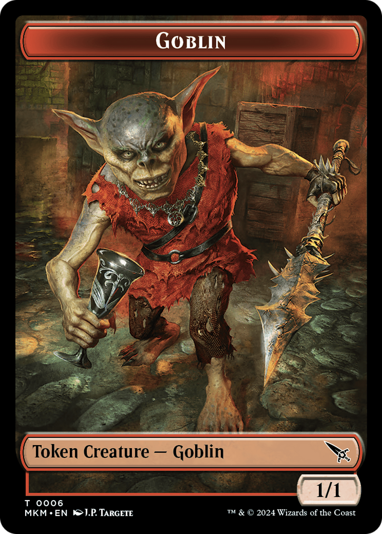 Detective // Goblin Double-Sided Token [Murders at Karlov Manor Tokens] | Rook's Games and More