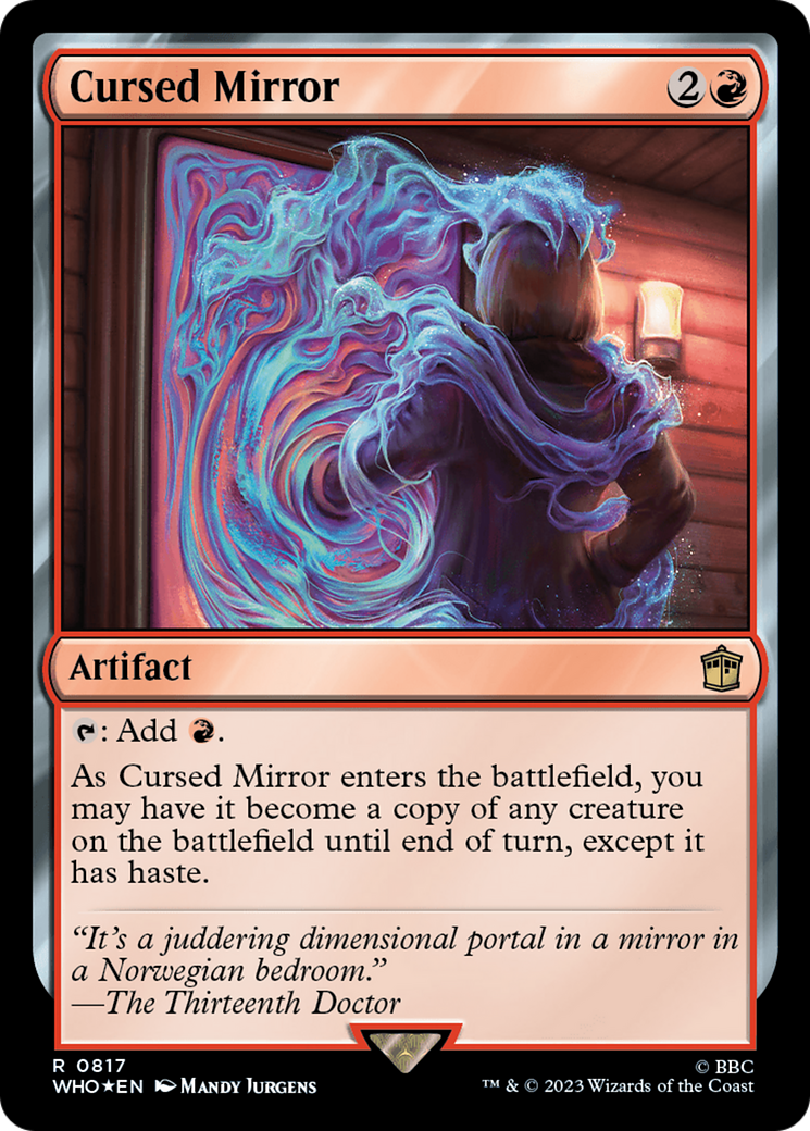 Cursed Mirror (Surge Foil) [Doctor Who] | Rook's Games and More