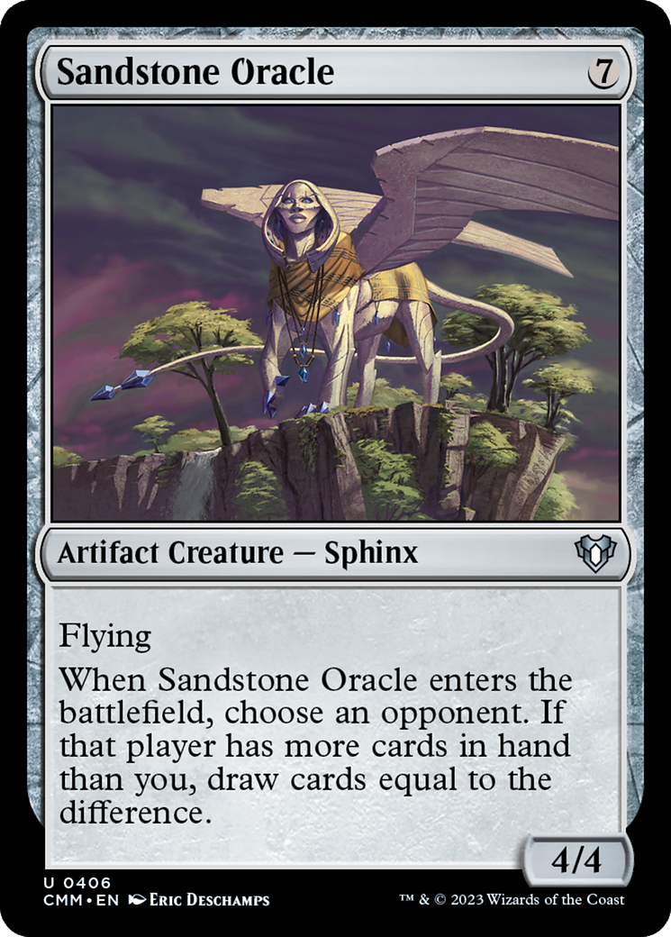 Sandstone Oracle [Commander Masters] | Rook's Games and More
