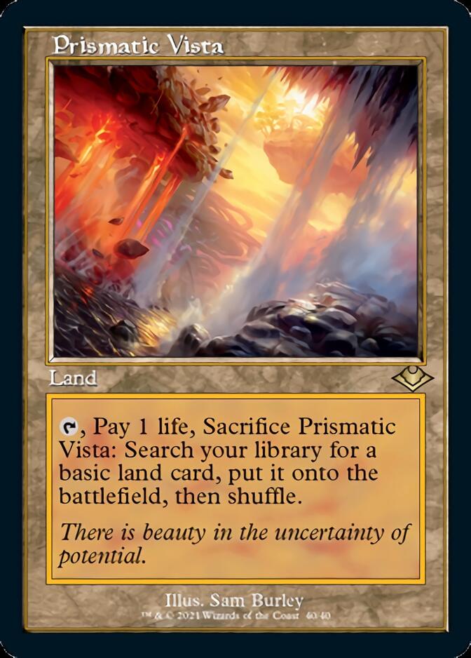 Prismatic Vista (Retro Foil Etched) [Modern Horizons] | Rook's Games and More