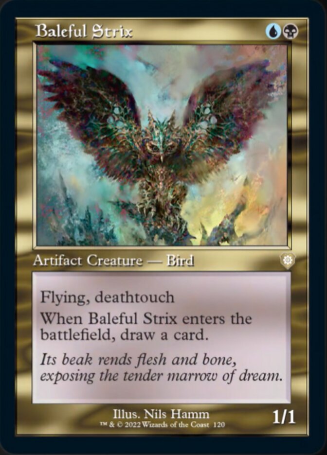 Baleful Strix (Retro) [The Brothers' War Commander] | Rook's Games and More