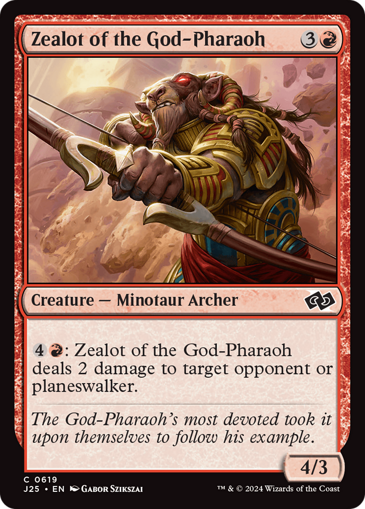 Zealot of the God-Pharaoh [Foundations Jumpstart] | Rook's Games and More