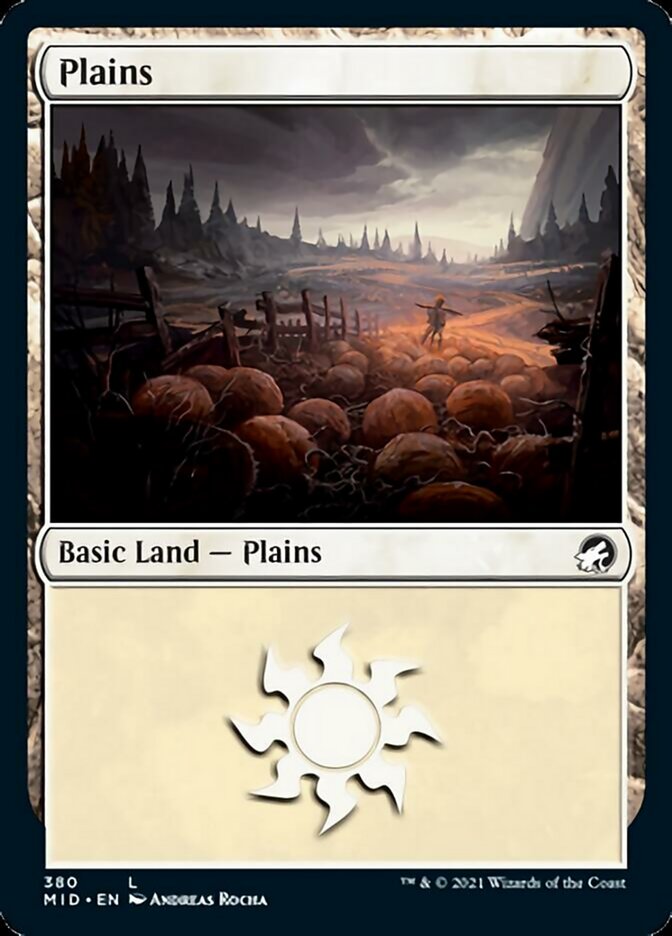 Plains (380) [Innistrad: Midnight Hunt] | Rook's Games and More