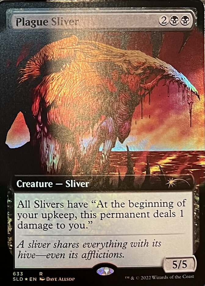 Plague Sliver (Extended Art) [Secret Lair Drop Promos] | Rook's Games and More