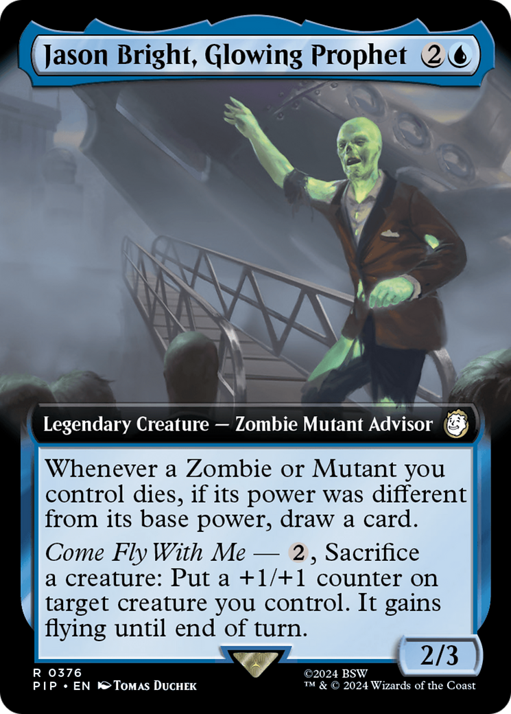 Jason Bright, Glowing Prophet (Extended Art) [Fallout] | Rook's Games and More