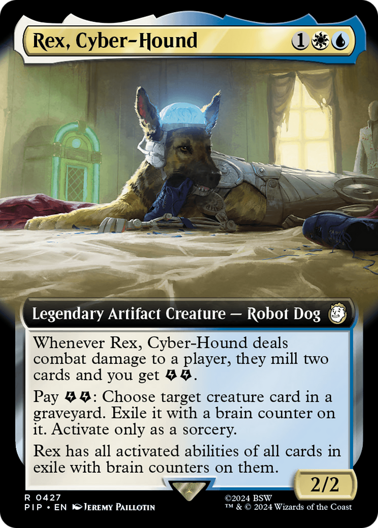 Rex, Cyber-Hound (Extended Art) [Fallout] | Rook's Games and More