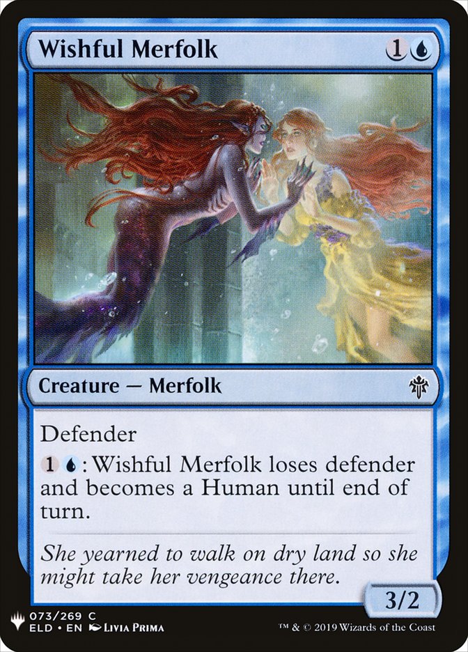 Wishful Merfolk [Mystery Booster] | Rook's Games and More