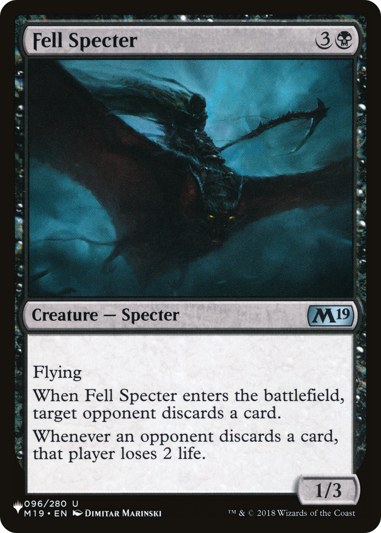 Fell Specter [The List Reprints] | Rook's Games and More