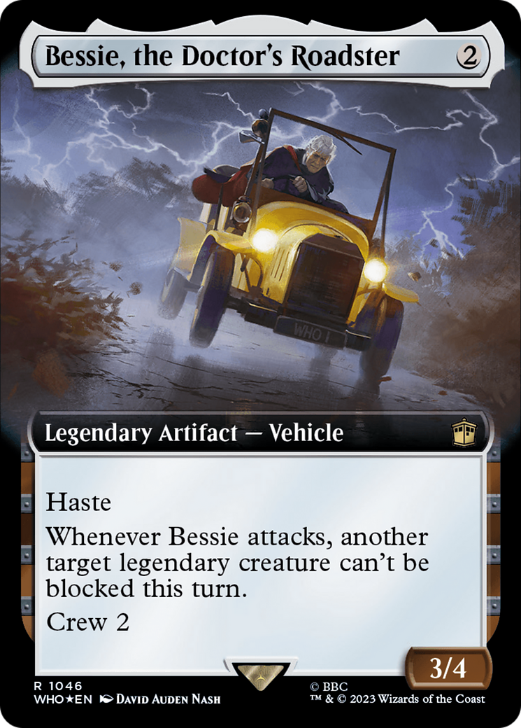 Bessie, the Doctor's Roadster (Extended Art) (Surge Foil) [Doctor Who] | Rook's Games and More