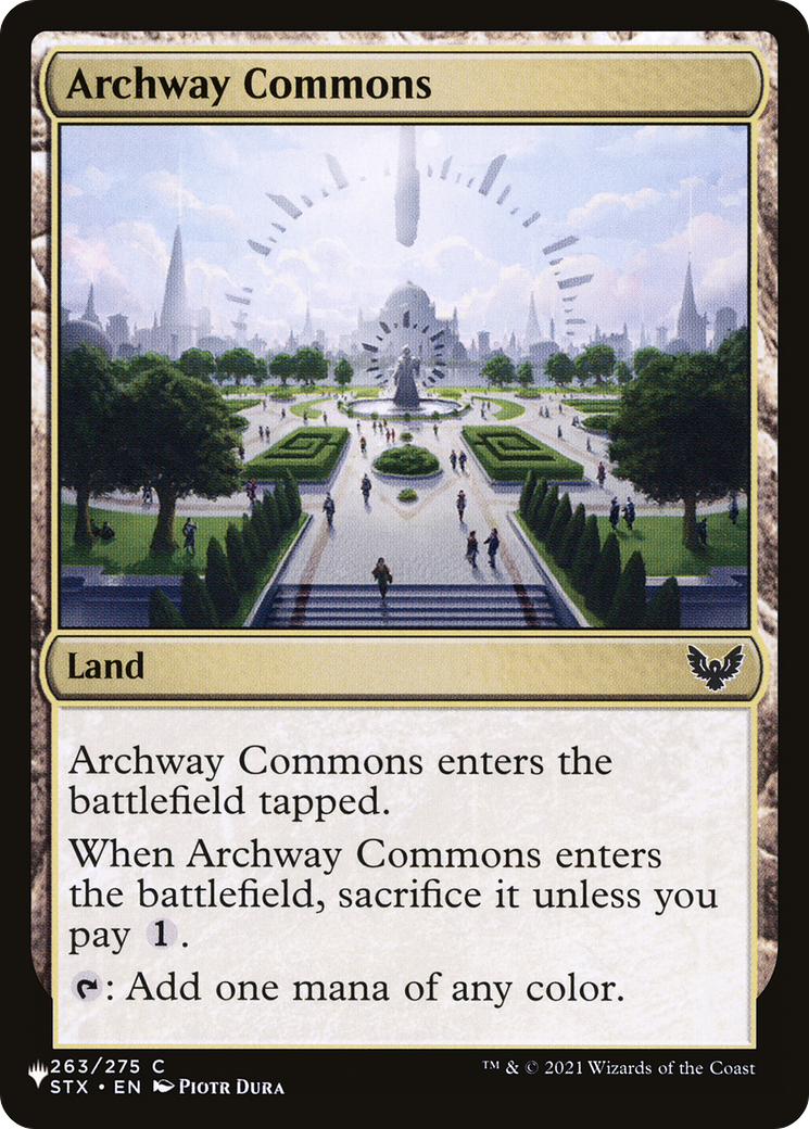 Archway Commons [The List Reprints] | Rook's Games and More