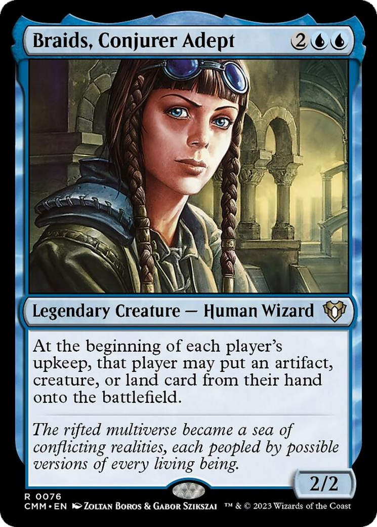 Braids, Conjurer Adept [Commander Masters] | Rook's Games and More