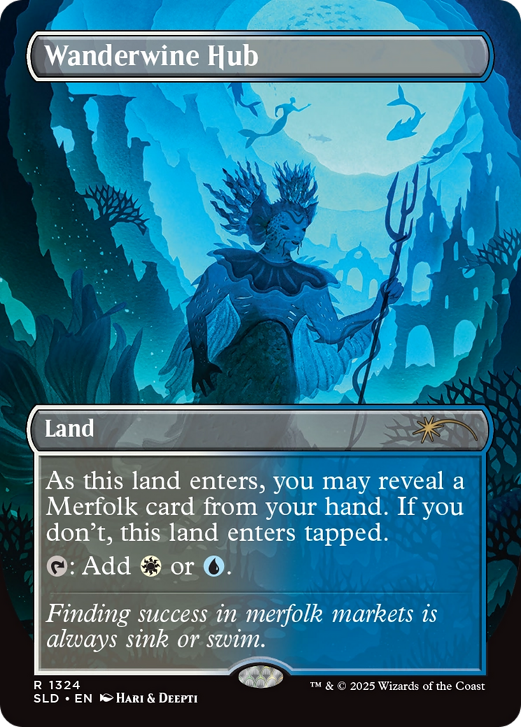 Wanderwine Hub (Rainbow Foil) [Secret Lair Drop Series] | Rook's Games and More