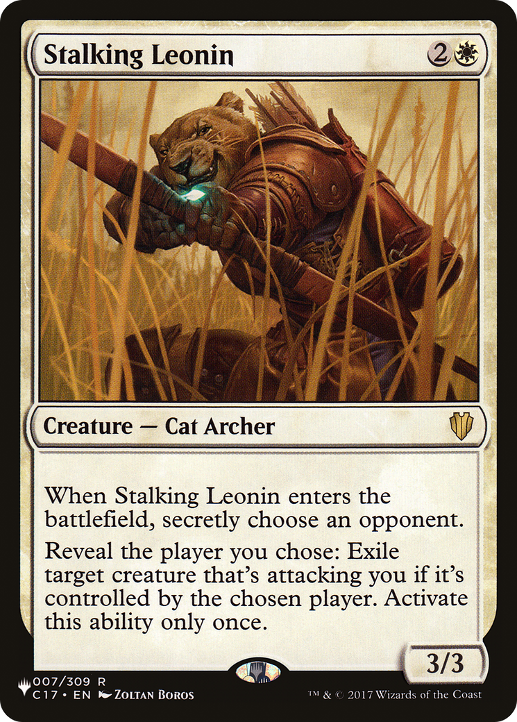 Stalking Leonin [The List] | Rook's Games and More