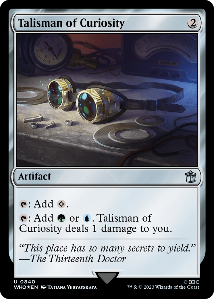 Talisman of Curiosity (Surge Foil) [Doctor Who] | Rook's Games and More