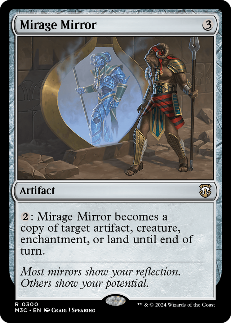 Mirage Mirror (Ripple Foil) [Modern Horizons 3 Commander] | Rook's Games and More