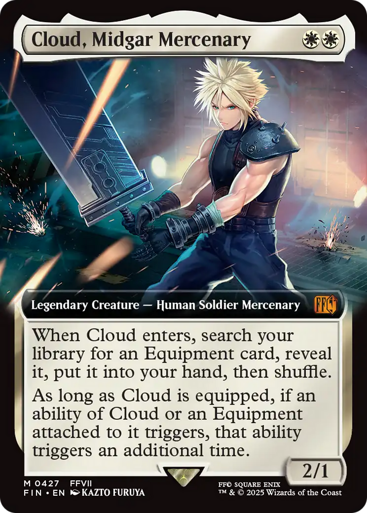 Cloud, Midgar Mercenary (Extended Art) [FINAL FANTASY] | Rook's Games and More