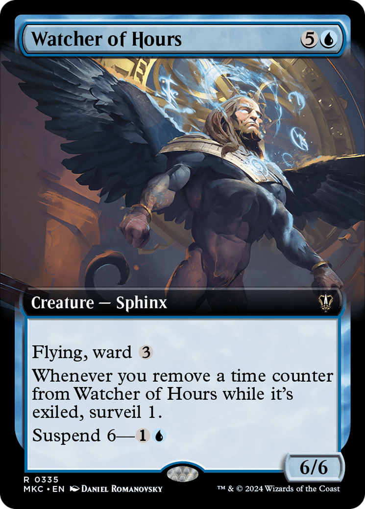 Watcher of Hours (Extended Art) [Murders at Karlov Manor Commander] | Rook's Games and More