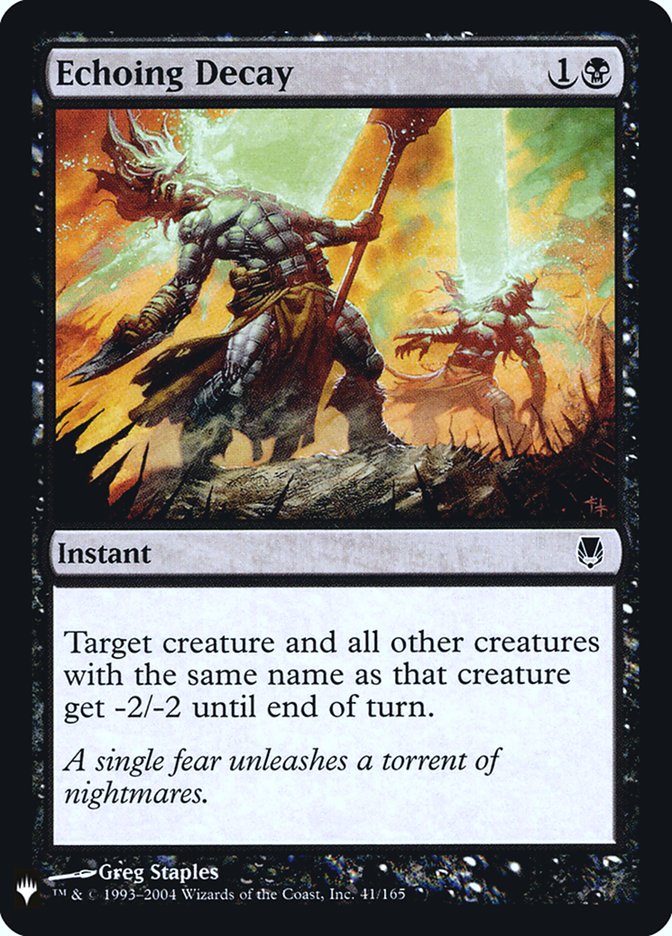 Echoing Decay [Mystery Booster] | Rook's Games and More