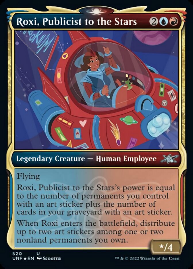 Roxi, Publicist to the Stars (Showcase) (Galaxy Foil) [Unfinity] | Rook's Games and More