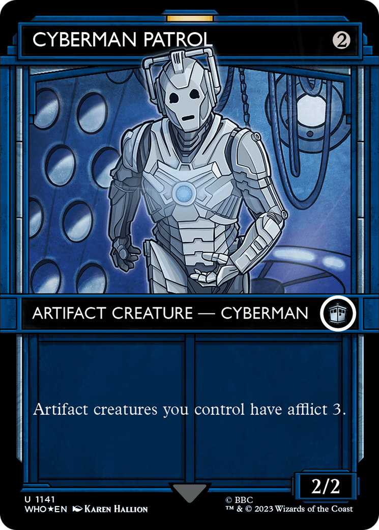 Cyberman Patrol (Showcase) (Surge Foil) [Doctor Who] | Rook's Games and More