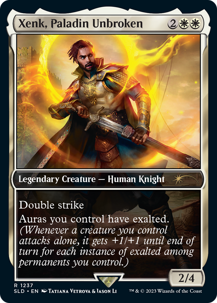 Xenk, Paladin Unbroken [Secret Lair Drop Series] | Rook's Games and More