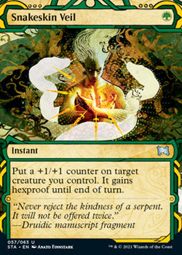 Snakeskin Veil (Foil Etched) [Strixhaven: Mystical Archive] | Rook's Games and More