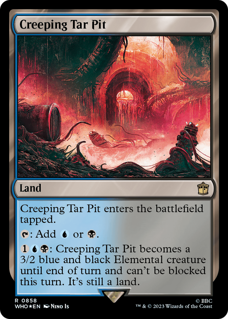 Creeping Tar Pit (Surge Foil) [Doctor Who] | Rook's Games and More