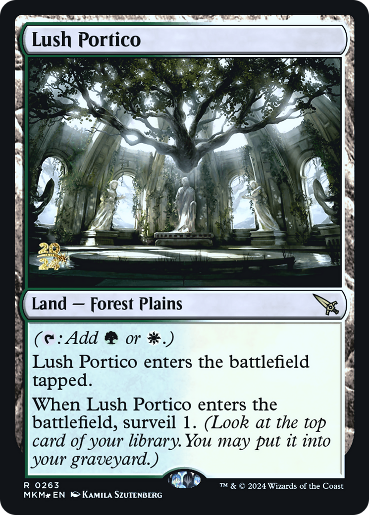 Lush Portico [Murders at Karlov Manor Prerelease Promos] | Rook's Games and More