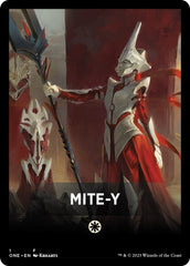 Mite-Y Theme Card [Phyrexia: All Will Be One Tokens] | Rook's Games and More