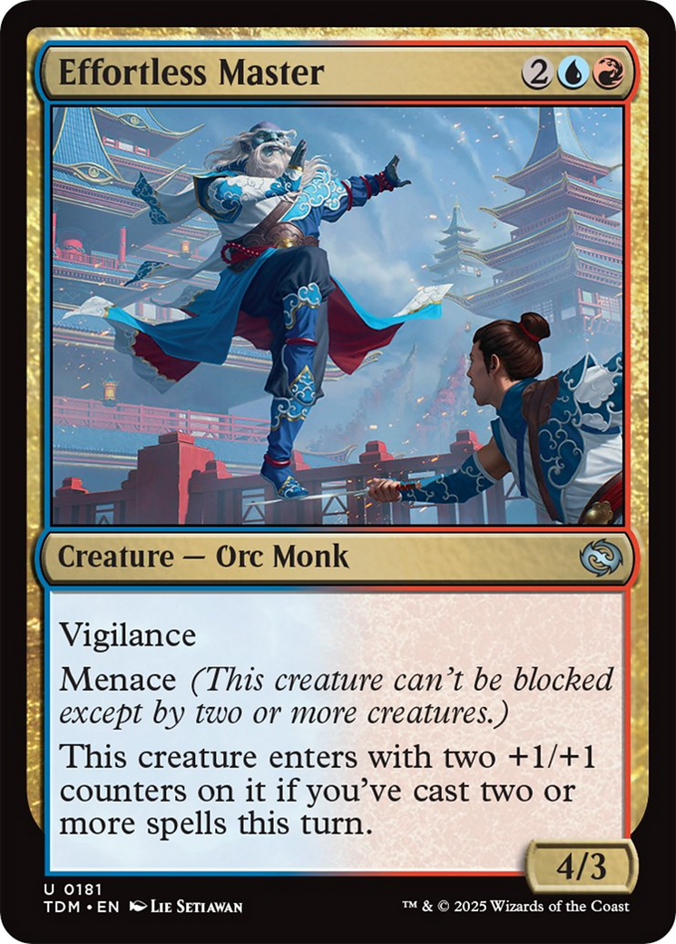 Effortless Master [Tarkir: Dragonstorm] | Rook's Games and More
