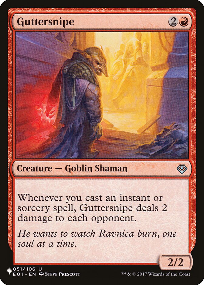 Guttersnipe [The List] | Rook's Games and More