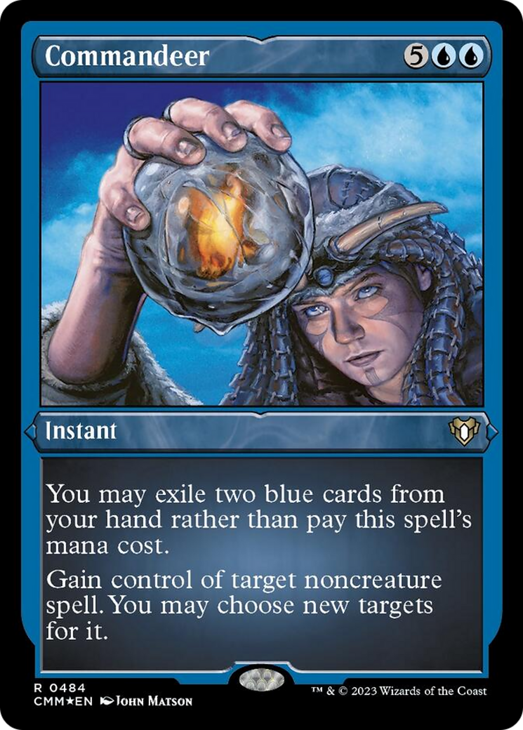 Commandeer (Foil Etched) [Commander Masters] | Rook's Games and More