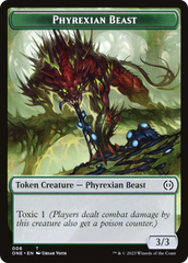 Phyrexian Beast Token [Phyrexia: All Will Be One Tokens] | Rook's Games and More