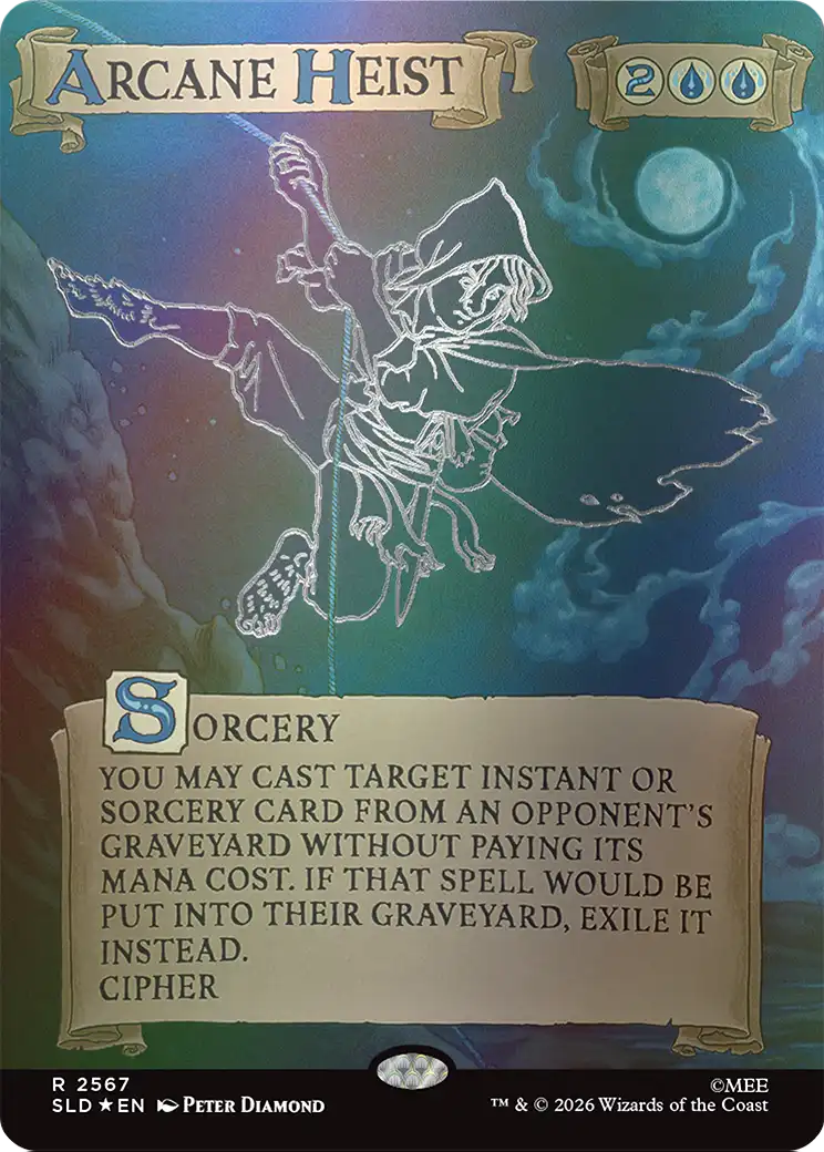 Arcane Heist (Out Of Sight Foil) [Secret Lair Drop Series] | Rook's Games and More