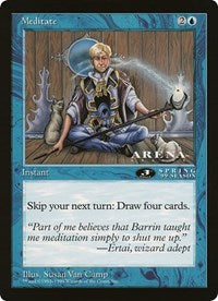 Meditate (Oversized) [Oversize Cards] | Rook's Games and More