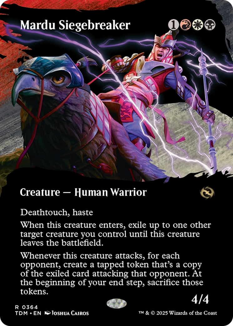 Mardu Siegebreaker (Borderless) [Tarkir: Dragonstorm] | Rook's Games and More