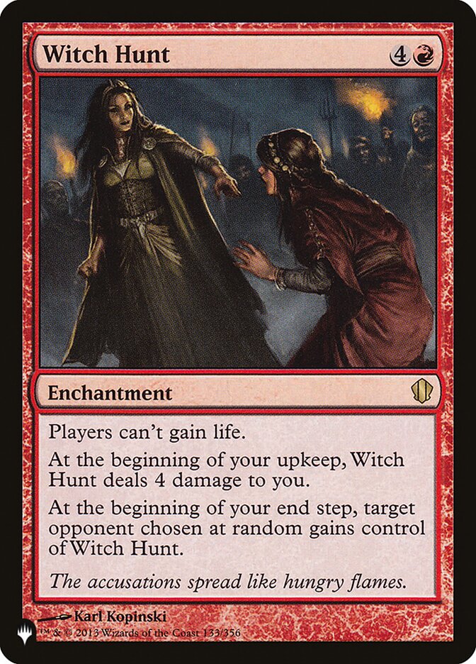 Witch Hunt [The List] | Rook's Games and More
