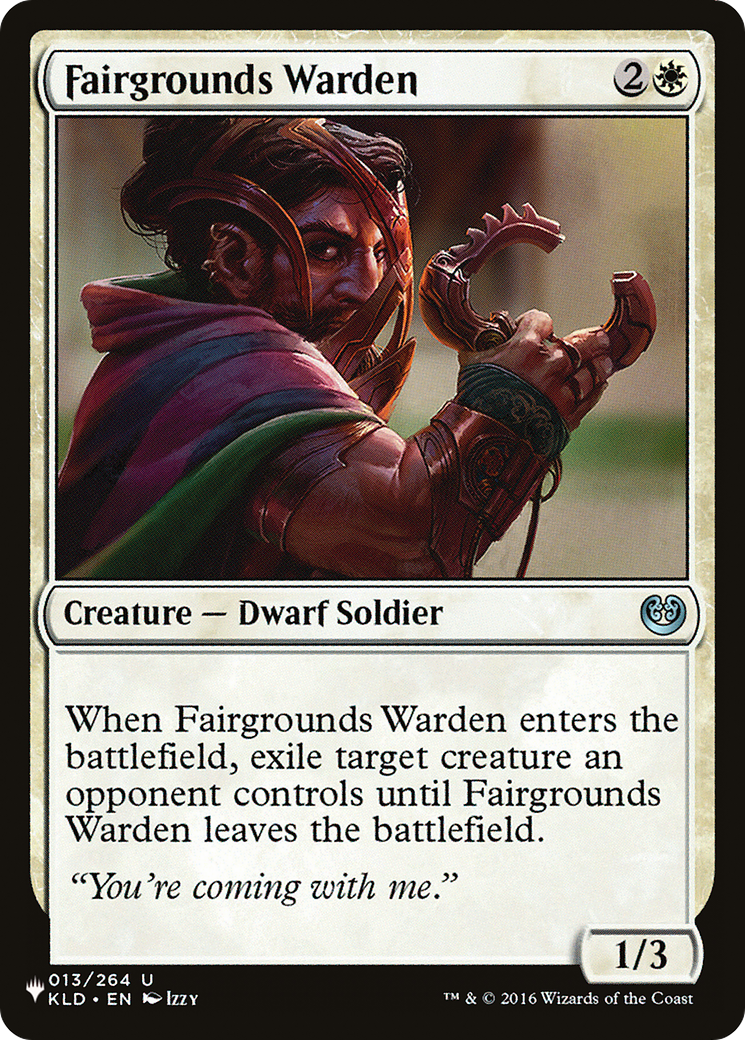 Fairgrounds Warden [The List Reprints] | Rook's Games and More