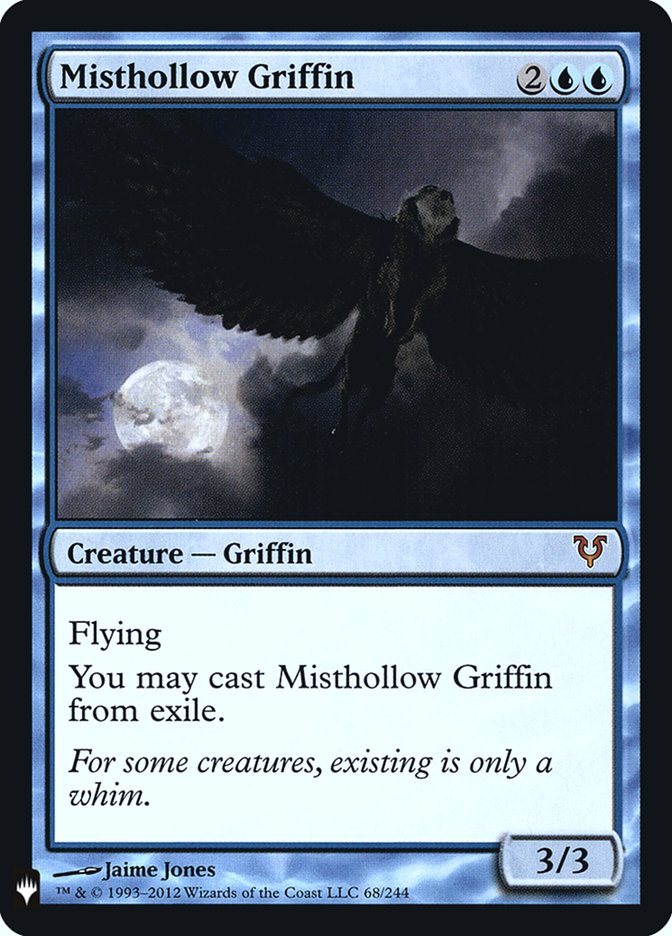 Misthollow Griffin [Mystery Booster] | Rook's Games and More
