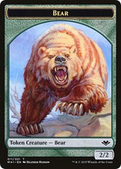 Bear // Spirit Double-Sided Token [Modern Horizons Tokens] | Rook's Games and More