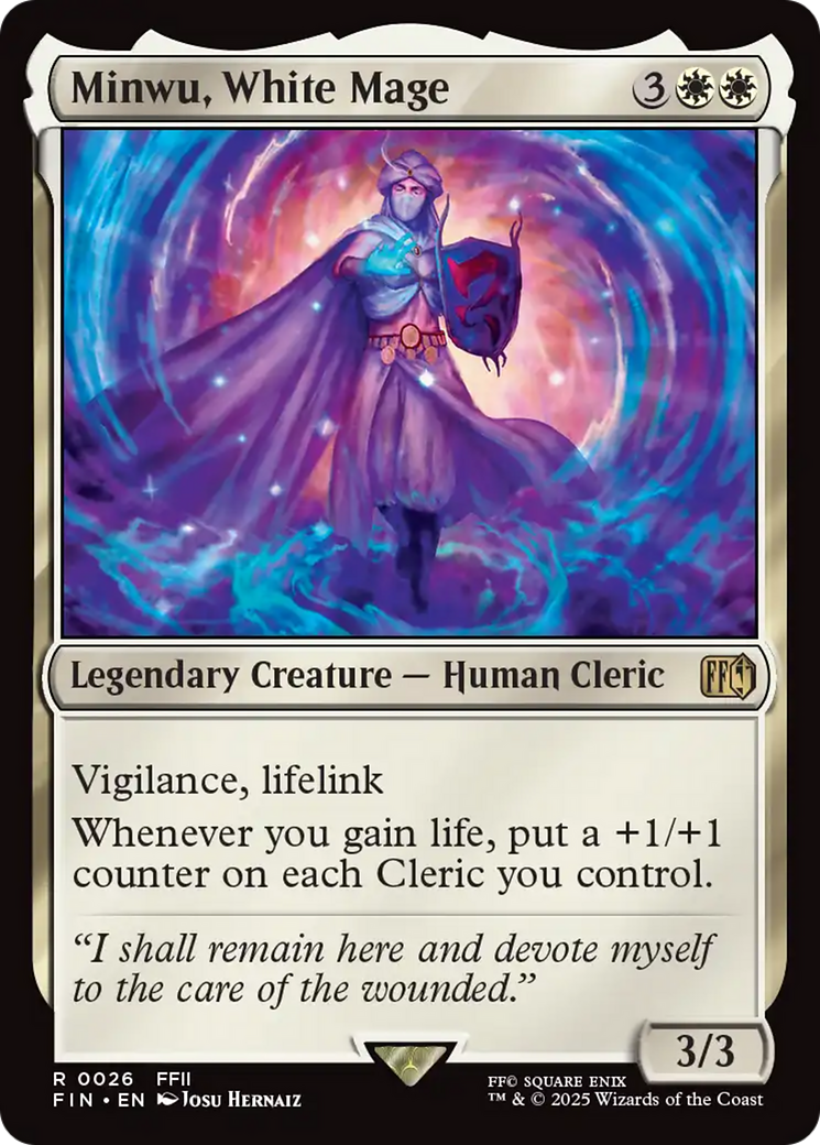 Minwu, White Mage [FINAL FANTASY] | Rook's Games and More