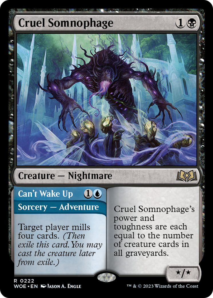 Cruel Somnophage // Can't Wake Up [Wilds of Eldraine] | Rook's Games and More