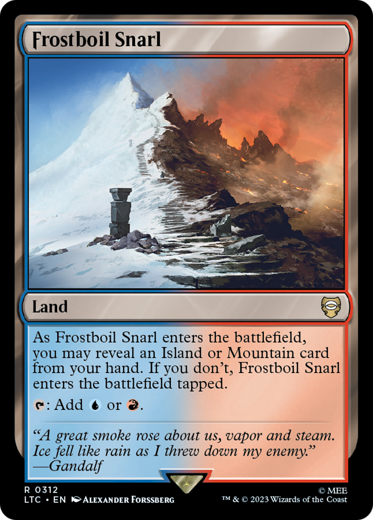 Frostboil Snarl [The Lord of the Rings: Tales of Middle-Earth Commander] | Rook's Games and More