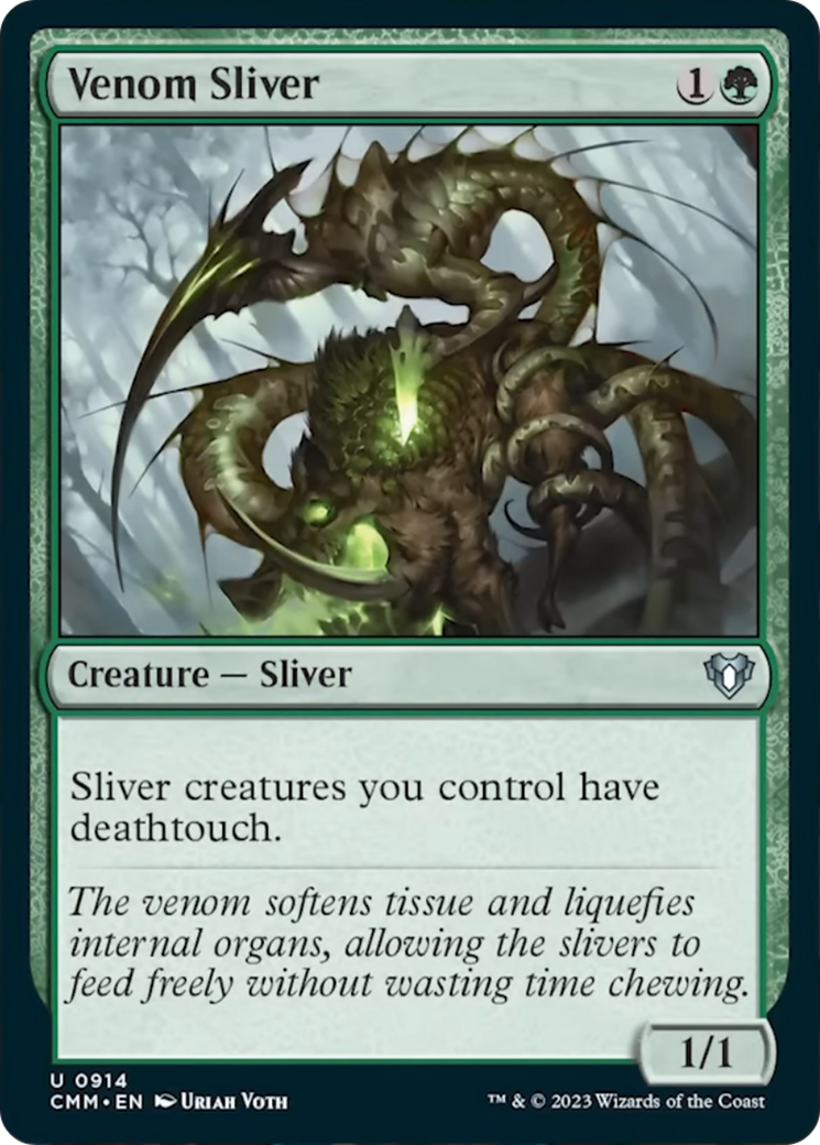 Venom Sliver [Commander Masters] | Rook's Games and More